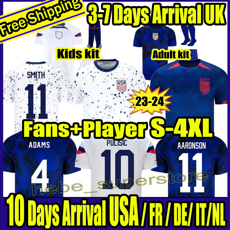 S-4XL 22 23 24 PULISIC DEST MCKENNIE world cup Soccer Jerseys 2022 AARONSON MUSAH usAS MORGAN LLOYD America Football Shirt United States LLETGET MEN KIDS SETS KITS, Away
S-4XL 22 23 24 PULISIC DEST MCKENNIE world cup Soccer Jerseys 2022 AARONSON MUSAH usAS MORGAN LLOYD America Football Shirt United States LLETGET MEN KIDS SETS KITS, Away