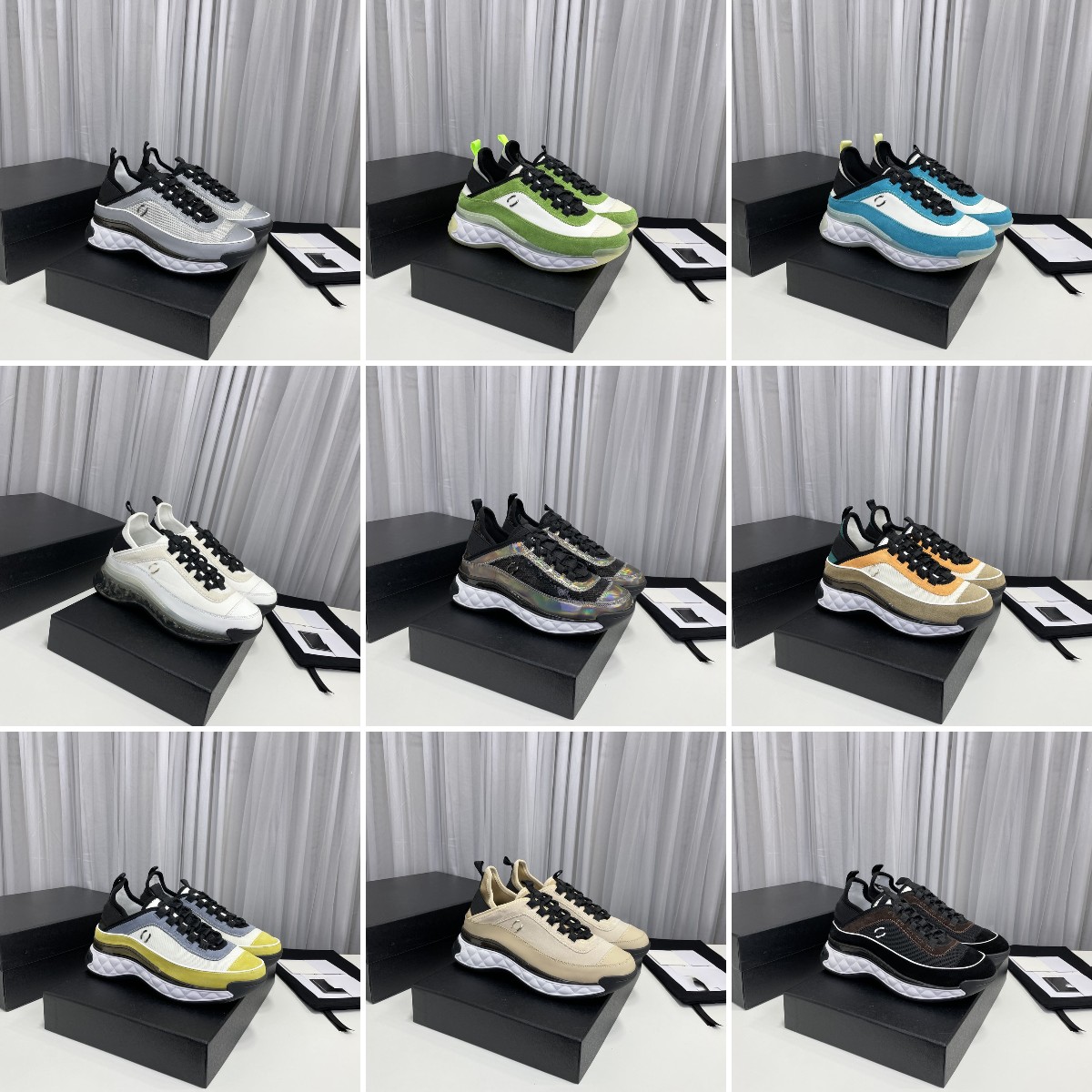 Designer Sneakers Calfskin Casual Shoes Reflective Shoes Vintage Suede Leather Trainers Sneaker Platform Lace-up Top Quality Leather Trainers 35-46, Colour 34
Designer Sneakers Calfskin Casual Shoes Reflective Shoes Vintage Suede Leather Trainers Sneaker Platform Lace-up Top Quality Leather Trainers 35-46, Colour 34