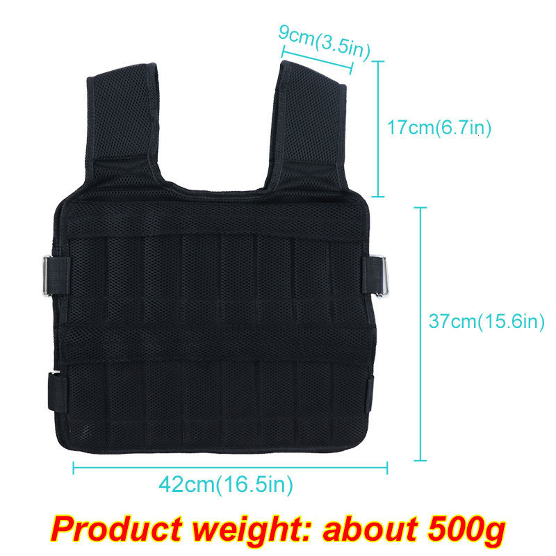 Integrated Fitness Equip Exercise Loading Weighted Vest Boxing Running Sling Weight Training Workout Adjustable Waistcoat Jacket Sand Clothing 230505