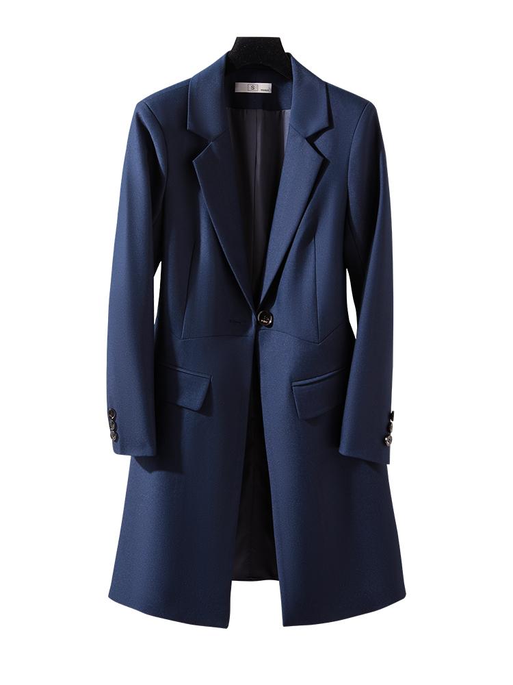 Pants Women Business Work Wear Long Formal Blazer Office Ladies Orange Black Blue Solid Jacket Coat For Autumn Winter, Blue blazer
Pants Women Business Work Wear Long Formal Blazer Office Ladies Orange Black Blue Solid Jacket Coat For Autumn Winter, Blue blazer