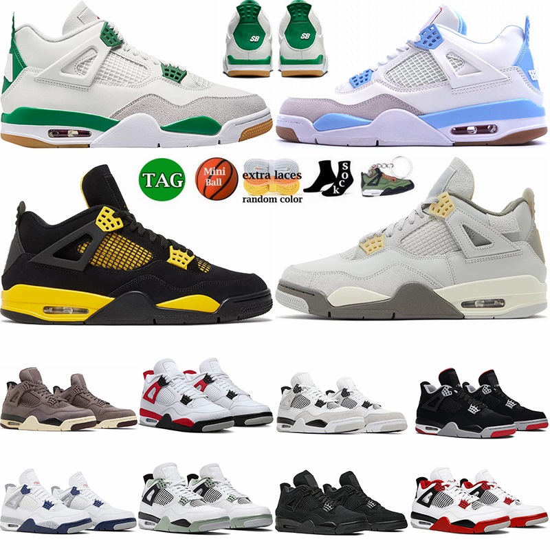 4 Pine Green Basketball Shoes For Men Womens Thunder Craft Photon Dust Seafoam Military Black Cat 4s Sail Midnight Navy Jumpman Designer Sports Sneakers, 48
4 Pine Green Basketball Shoes For Men Womens Thunder Craft Photon Dust Seafoam Military Black Cat 4s Sail Midnight Navy Jumpman Designer Sports Sneakers, 48