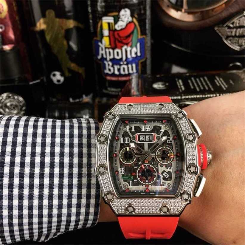Milles Richa Designer e Watches Bucket Mechanical Mens RM011 Hollow Multifunctional Calendar Silicone Fullautomatic Sports H3E7
Milles Richa Designer e Watches Bucket Mechanical Mens RM011 Hollow Multifunctional Calendar Silicone Fullautomatic Sports H3E7