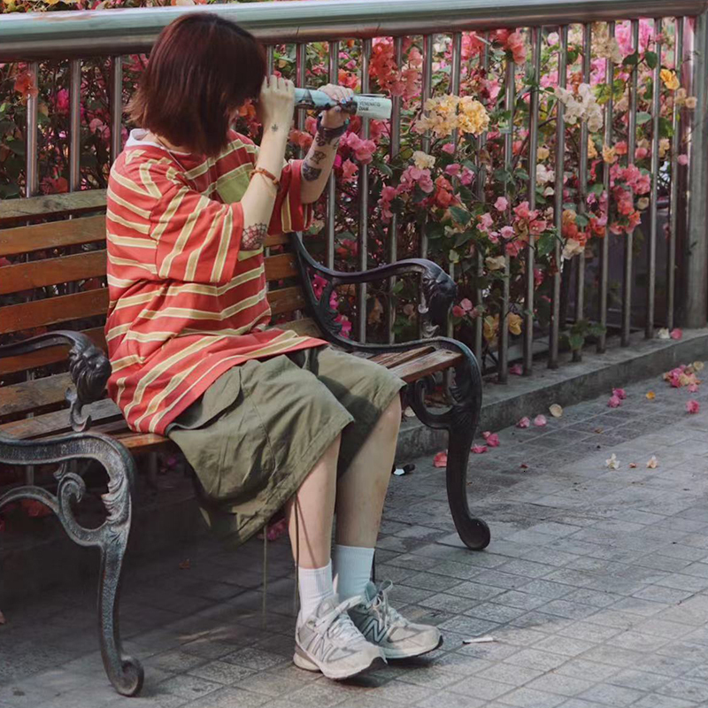 Women's Shorts Zoki Japanese Streetwear Loose Wide Leg Short Summer Vintage Bf Big Pocket Fashion Casual All Match Cargo 230505