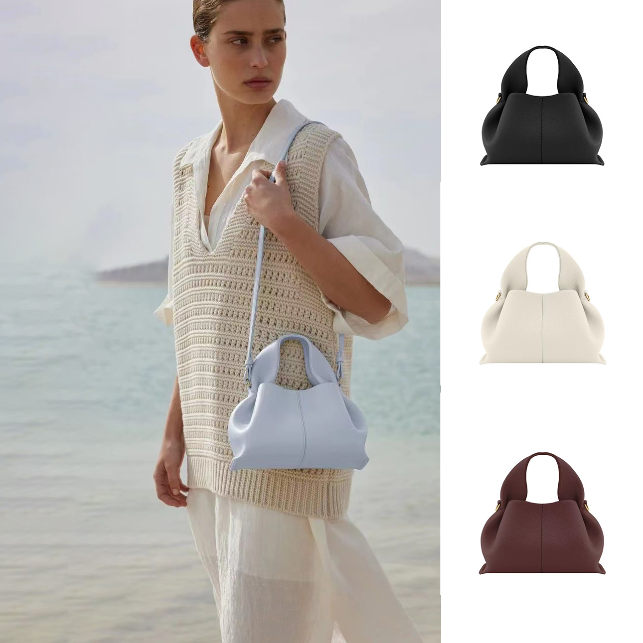 7a quality polene numero Nine cloud bag Luxury womens sac cyme bumbag designer tote shoulder bag fashion handbag Mens Genuine Leather sunset crossbody clutch bags, Pink
7a quality polene numero Nine cloud bag Luxury womens sac cyme bumbag designer tote shoulder bag fashion handbag Mens Genuine Leather sunset crossbody clutch bags, Pink