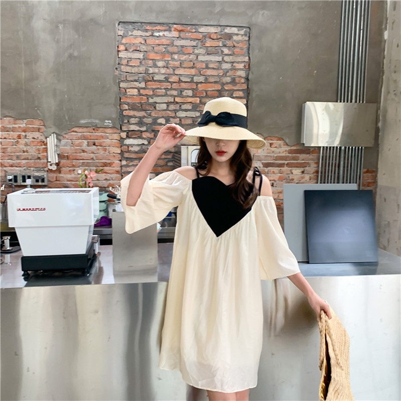 Family Matching Outfits Play Together Parent-Child Dress Summer Mother And Daughter Dress Girls Three-Dimensional Love Fashion Dress 230506