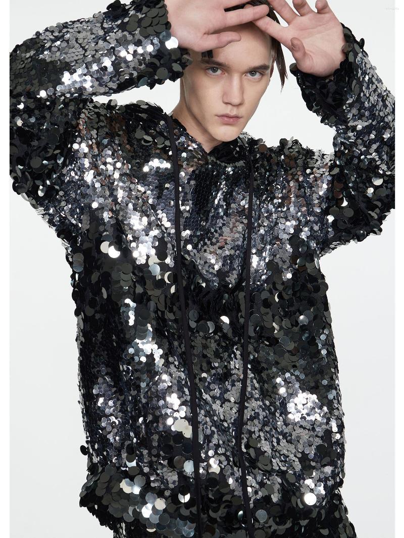 Men's Hoodies A2565 Fashion & Sweatshirts 2023 Runway Luxury European Design Party Style Pullover Hoodie