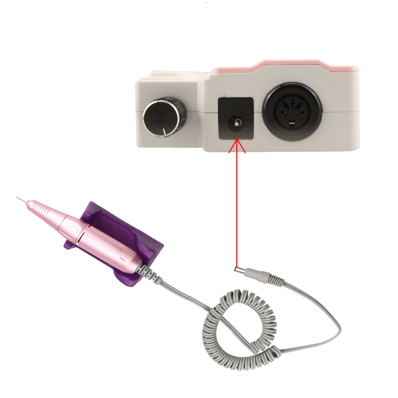 Nail Art Equipment Professional Electric Manicure Machine Stainless Steel Handle 35000RPM Drill Accessory Tool b230505