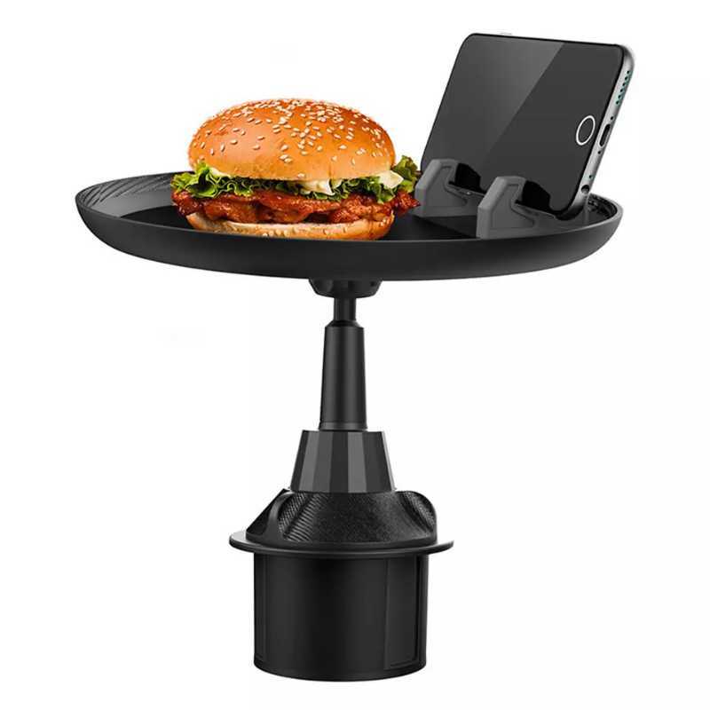 2025 new 2025 new 2025 new New Adjustable Car Cup Holder Drink Coffee Bottle Organizer Accessories Food Tray Automobiles Table for Burgers F