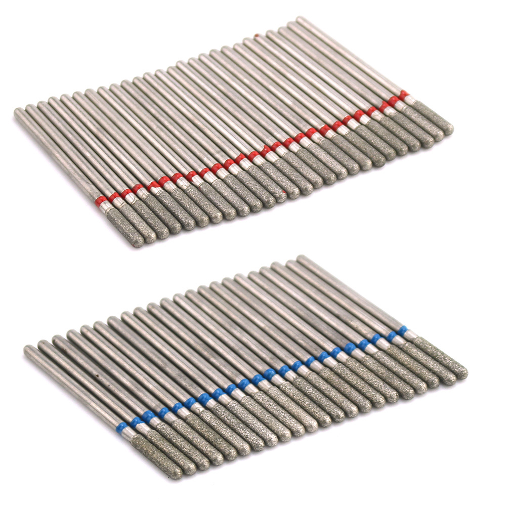 Nail Art Equipment 50pc Diamond Drill Cuticle Clean Bit Set Milling Cutter for Manicure Electric Bits Accessories Dead Skin Remove 230505