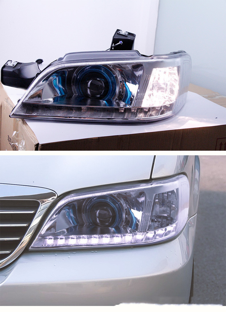 Headlight Assembly For Buick GL8 2000-2009 Car LED Lights Front Running Headlights Highlight Turn Signal Lights