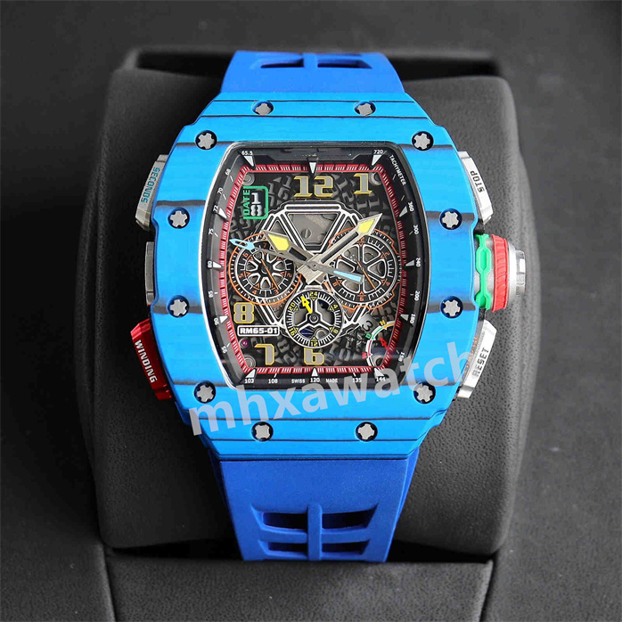 Men's Watch ZY Factory produces RM65-01 West Tiecheng Mechanical Movement Ceramic case 49mm x 41mm x 15mm natural imported rubber strap, As shown
Men's Watch ZY Factory produces RM65-01 West Tiecheng Mechanical Movement Ceramic case 49mm x 41mm x 15mm natural imported rubber strap, As shown