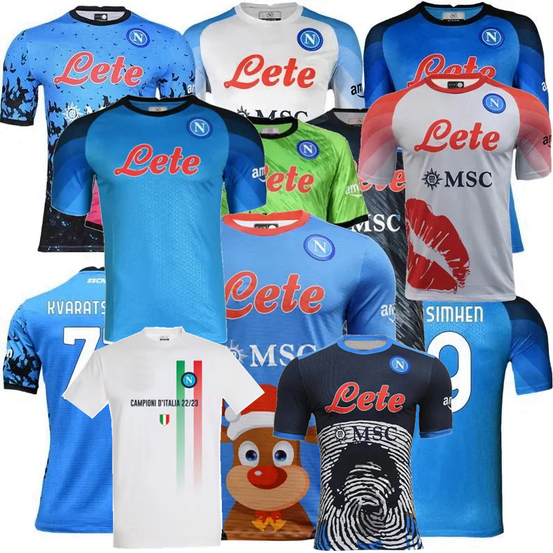 Napoli 2022 2023 Soccer Jerseys MARADONA MINJAE KVARATSKHELIA RASPADORI Osimhen ZIELINSKI MERTENS POLITANO SIMEONE MERET DI LORENZO 22 23 football men kids shirt, 3rd+patch
Napoli 2022 2023 Soccer Jerseys MARADONA MINJAE KVARATSKHELIA RASPADORI Osimhen ZIELINSKI MERTENS POLITANO SIMEONE MERET DI LORENZO 22 23 football men kids shirt, 3rd+patch