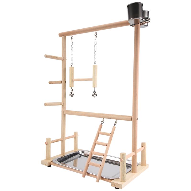 Supplies Parrots Playground Natural Wooden Parrot Perch Gym Play Stand Parakeet Ladders With Feeder Cups And Toys Exercise Play
Supplies Parrots Playground Natural Wooden Parrot Perch Gym Play Stand Parakeet Ladders With Feeder Cups And Toys Exercise Play