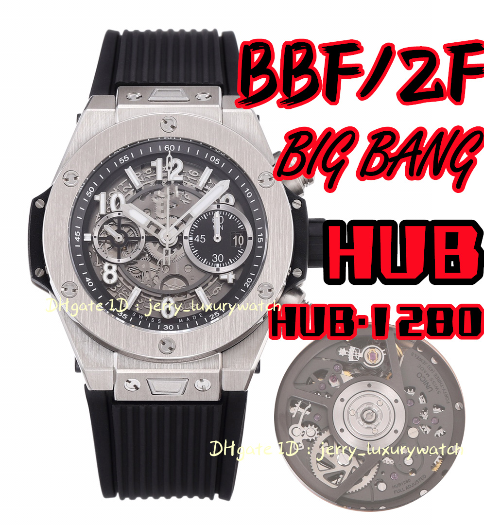 BBF / ZF 421 BIG Luxury men's Watch 44mm BANG titanium watch 1280 Automatic flying back timing mechanical movement, sapphire crystal watch mirror, nine, Only box.no watch
BBF / ZF 421 BIG Luxury men's Watch 44mm BANG titanium watch 1280 Automatic flying back timing mechanical movement, sapphire crystal watch mirror, nine, Only box.no watch