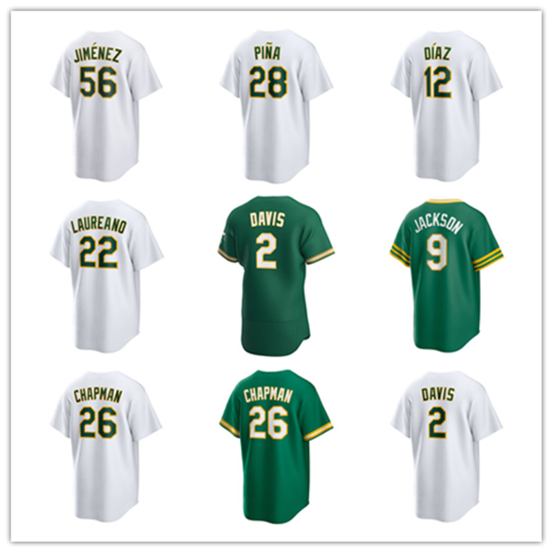 Oakland Custom Athletics Jersey 9 Reggie Jackson 26 Matt Chapman 24 Henderson 2 Khris Davis 22 Ramon Laureano 6 Jace Peterson 45 Richard Lovelady Baseball Jerseys, Color
Oakland Custom Athletics Jersey 9 Reggie Jackson 26 Matt Chapman 24 Henderson 2 Khris Davis 22 Ramon Laureano 6 Jace Peterson 45 Richard Lovelady Baseball Jerseys, Color