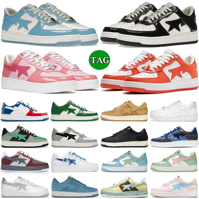 

designer shoes for men women sneakers low top Black White Baby Blue Orange Camo Green Suede Pastel Pink Nostalgic Burgundy Grey mens fashion trainers, 13