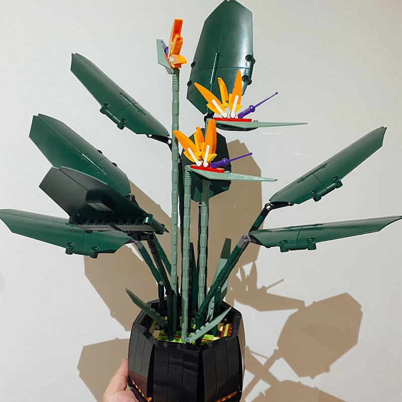Creative Expert Idea Block Botanical Collection Bird of Paradise Model 1173PCS Modular Building Blocks Bricks Toys Kids Gift Sets Compatible With 10289
Creative Expert Idea Block Botanical Collection Bird of Paradise Model 1173PCS Modular Building Blocks Bricks Toys Kids Gift Sets Compatible With 10289