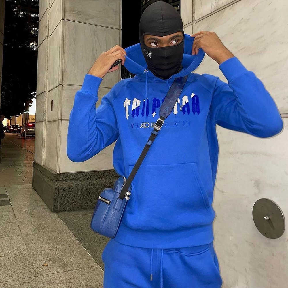 Designer Clothing Men' Sweatshirts Hoodie Trapstar White Blue Towel Embroidered Plush Sweater Pants Set Autumn/winter Relaxed Pullover Top Pants Trendy, Shipping fee
Designer Clothing Men' Sweatshirts Hoodie Trapstar White Blue Towel Embroidered Plush Sweater Pants Set Autumn/winter Relaxed Pullover Top Pants Trendy, Shipping fee