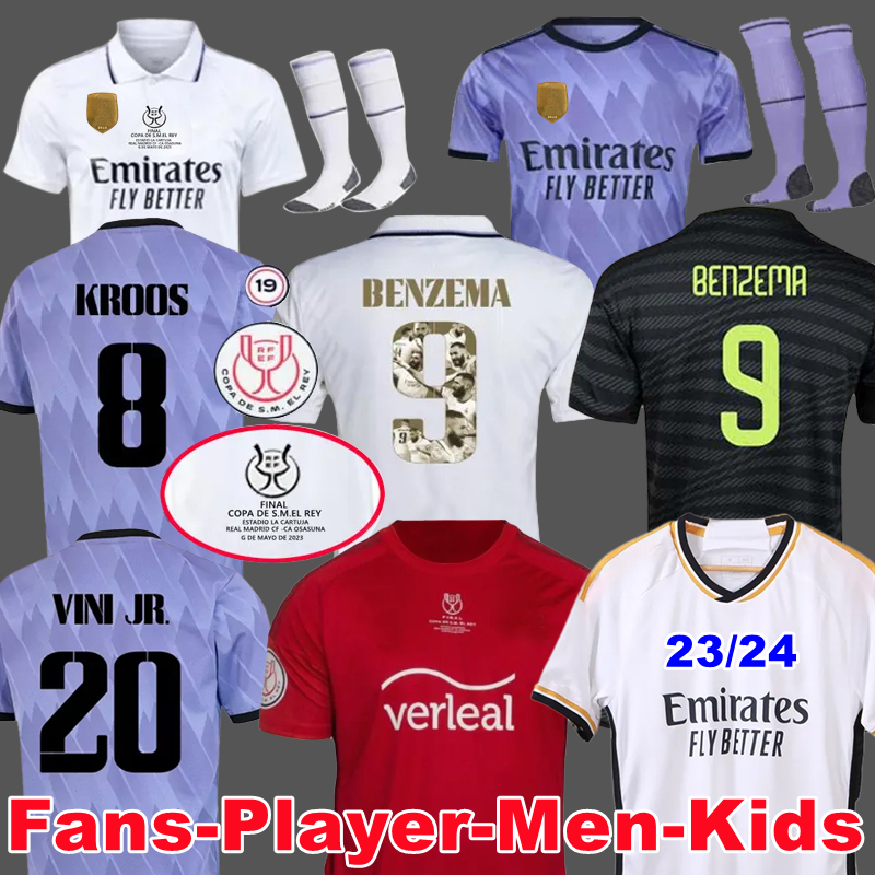 2023 BENZEMA Final soccer jerseys 23 24 football shirt CAMAVINGA VINI JR reAL mADRIds ALABA SHAZARD ASENSIO MODRIC MARCELO 2023 2024 camiseta men kids kit uniforms, 22/23 home player+ucl
2023 BENZEMA Final soccer jerseys 23 24 football shirt CAMAVINGA VINI JR reAL mADRIds ALABA SHAZARD ASENSIO MODRIC MARCELO 2023 2024 camiseta men kids kit uniforms, 22/23 home player+ucl