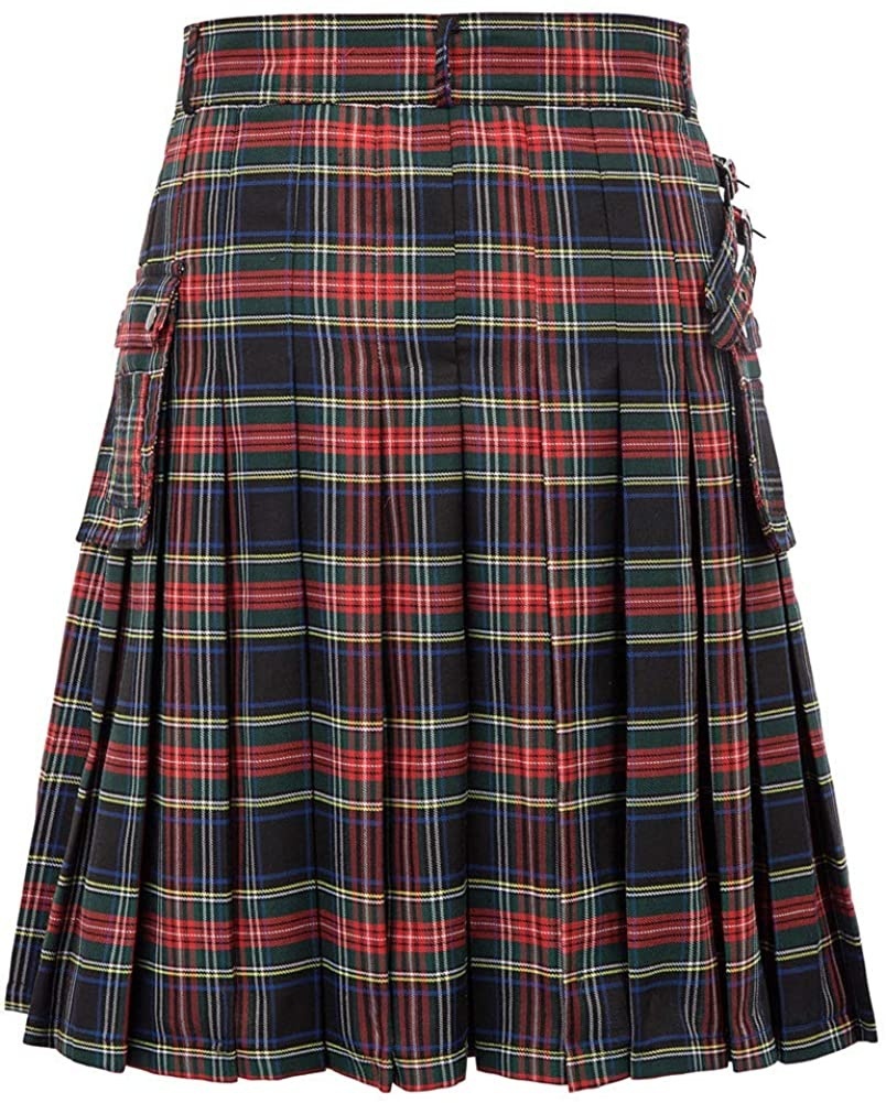 Skirts Mens Scottish Traditional Highland Tartan Kilt skirt maxi skirt skirts for women skirts womens punk skirt 230506