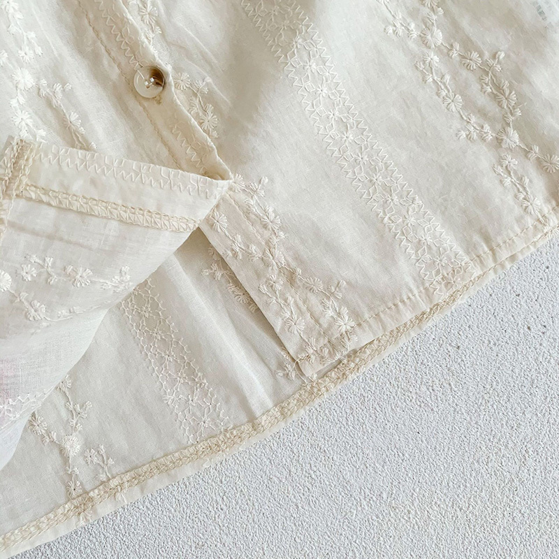 Clothing Sets MILANCEL Summer Baby Clothing Set Embroidered Girl Clothing Cute Tshirt and Brummer 2Piece Set 230504