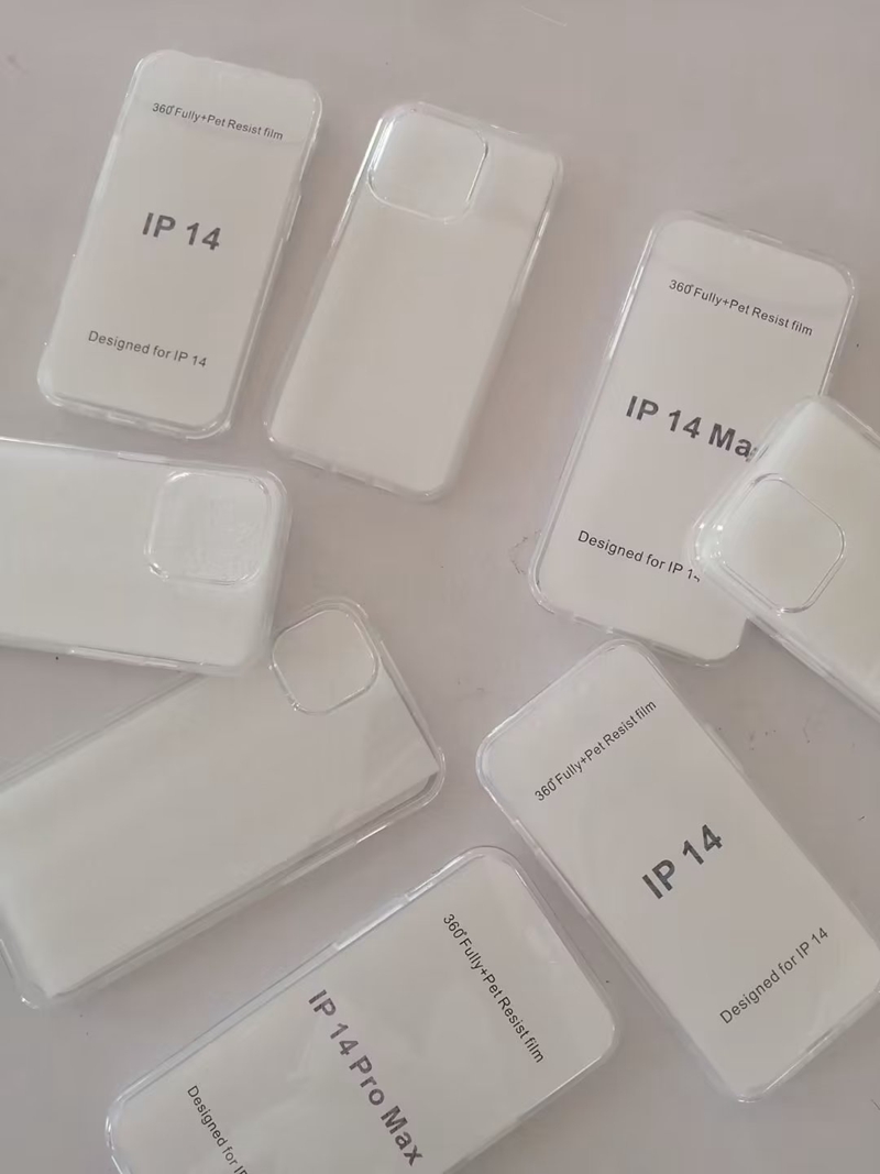 2in1 Double Sided Cases For Xiaomi 13 Pro POCOC X5 Pro Redmi 13C 12C Note 12 12S Samsung A24 5G Dual Coverage 360 Full Body Crystal Hard PC Soft TPU C