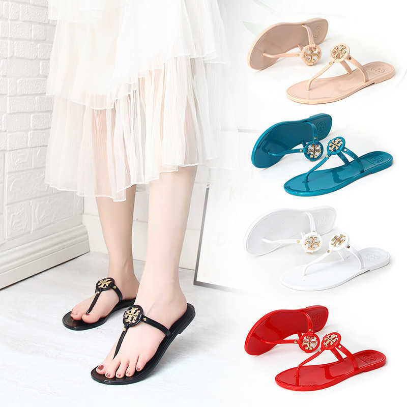2021 new women's summer TB herringbone slippers PVC flat bottom slipper jelly sandals, Sunflower (transparent yellow)
2021 new women's summer TB herringbone slippers PVC flat bottom slipper jelly sandals, Sunflower (transparent yellow)