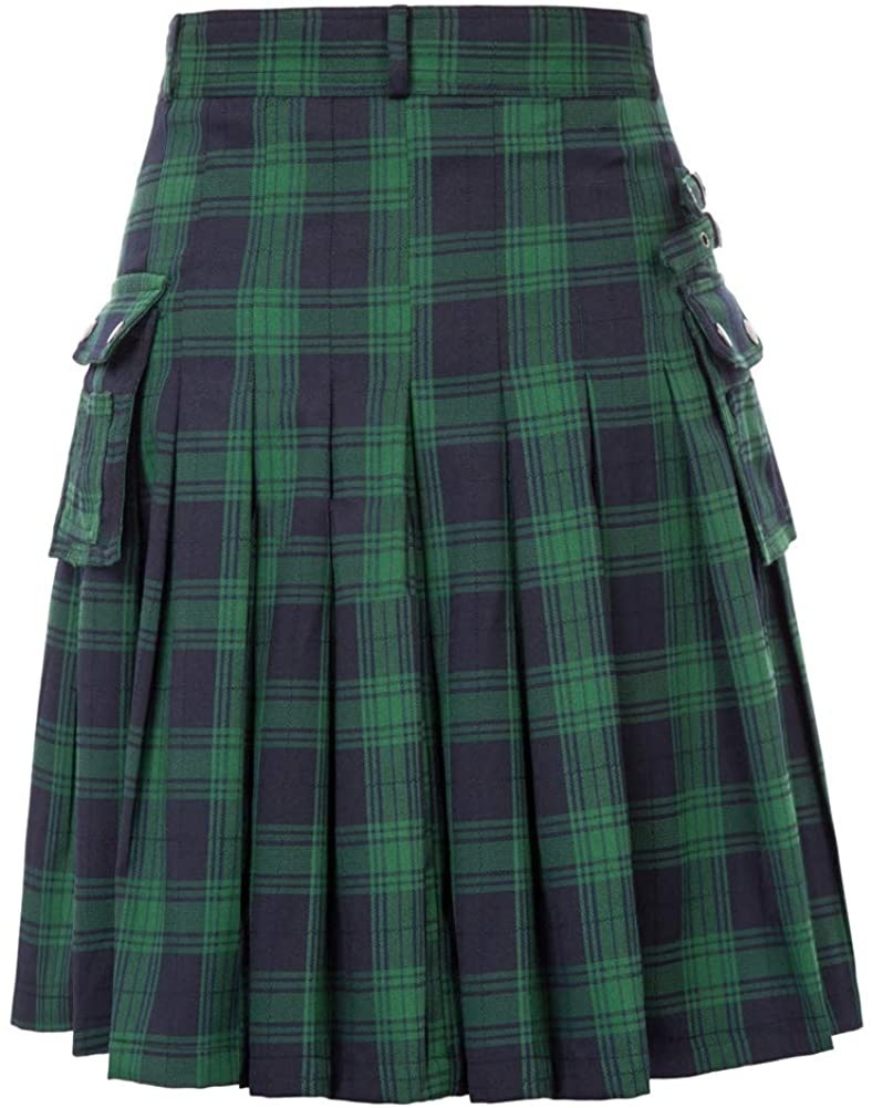Skirts Mens Scottish Traditional Highland Tartan Kilt skirt maxi skirt skirts for women skirts womens punk skirt 230506