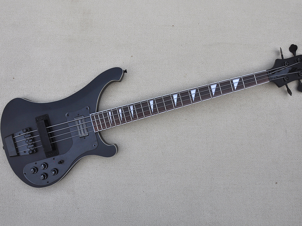 Matte Black 4 strings 4003 electric bass guitar with Triangle Inlay,Rosewood fretboard,Can be customized
Matte Black 4 strings 4003 electric bass guitar with Triangle Inlay,Rosewood fretboard,Can be customized