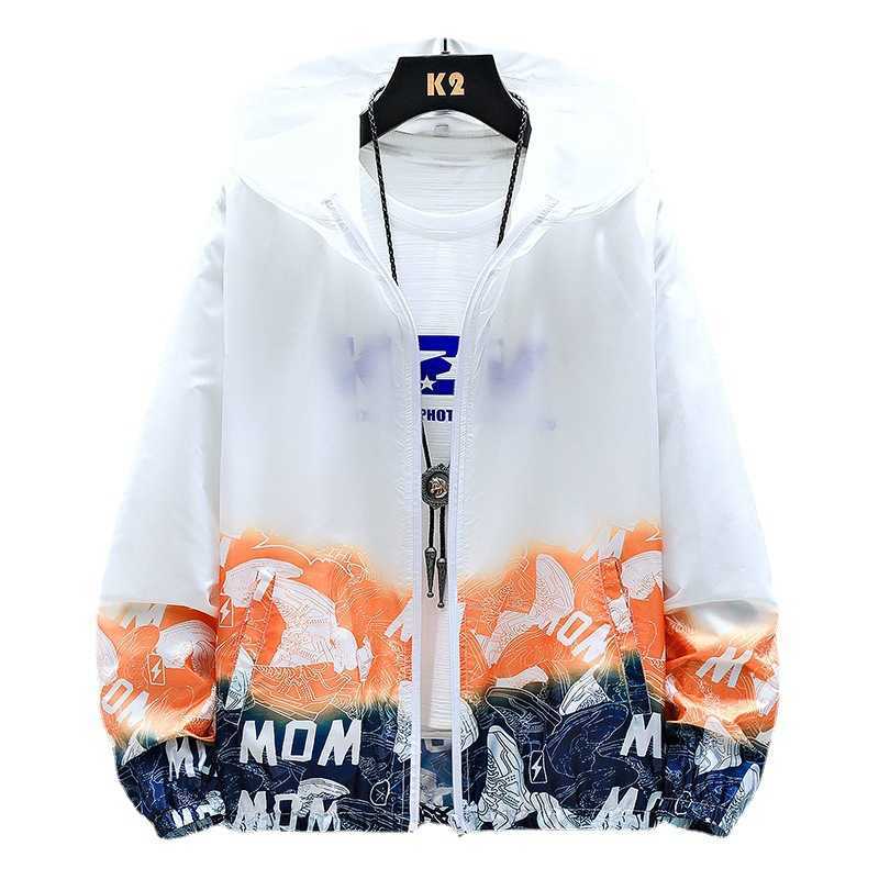 Men's Trench Coats 2023 New Summer Skin Splice Breathable Sunscreen Clothing Coat Fashion Jacket