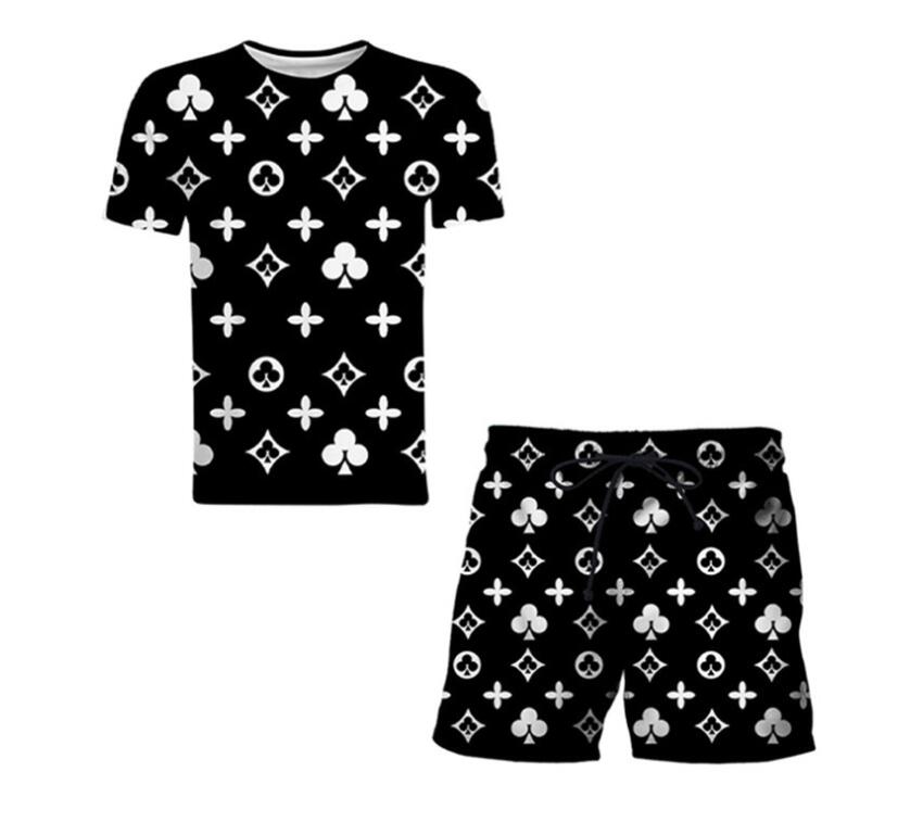 Designer Tracksuits Men's Sports Set 3D Printed Casual Swimwear Set Street Fitness Short Sleeve Shorts Top Set, 01
Designer Tracksuits Men's Sports Set 3D Printed Casual Swimwear Set Street Fitness Short Sleeve Shorts Top Set, 01