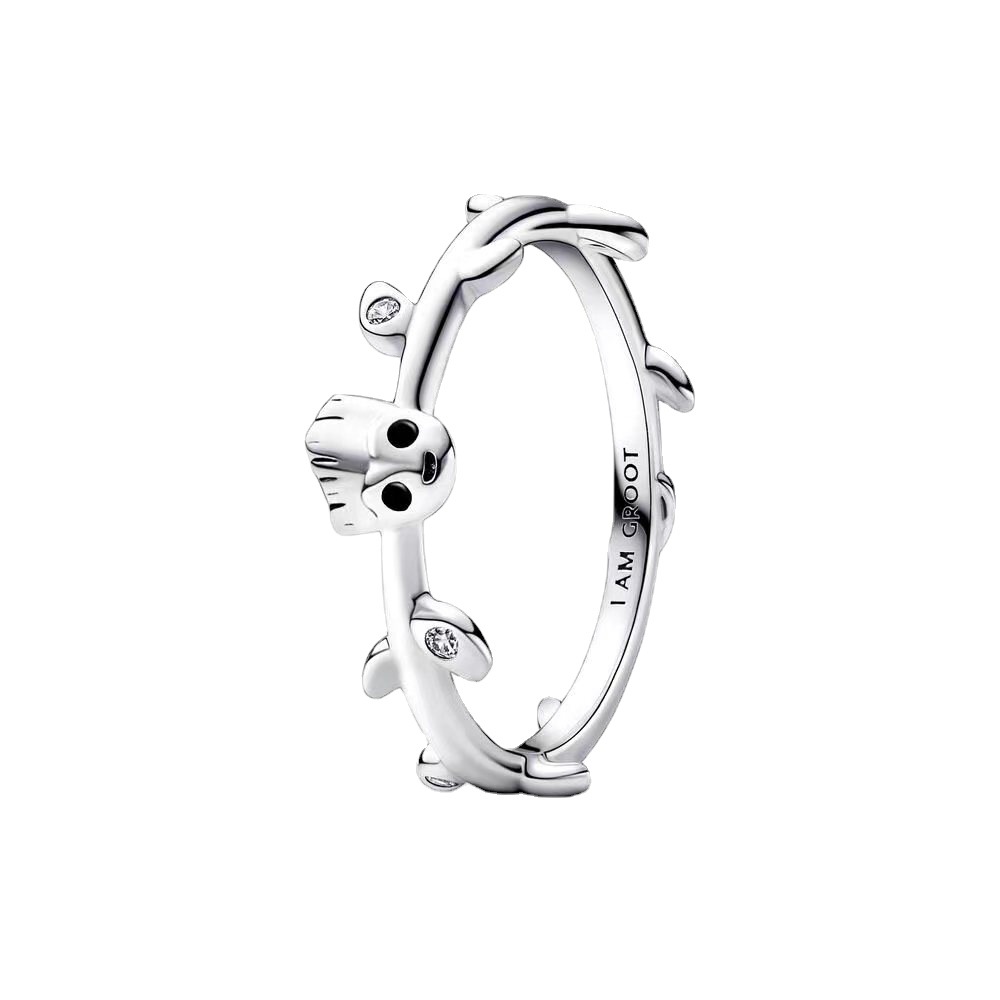 925 Sterling Silver Ring Inlaid Dia Couple Ring Women's High -End Atmosphere Small Incense Breeze Free Delivery