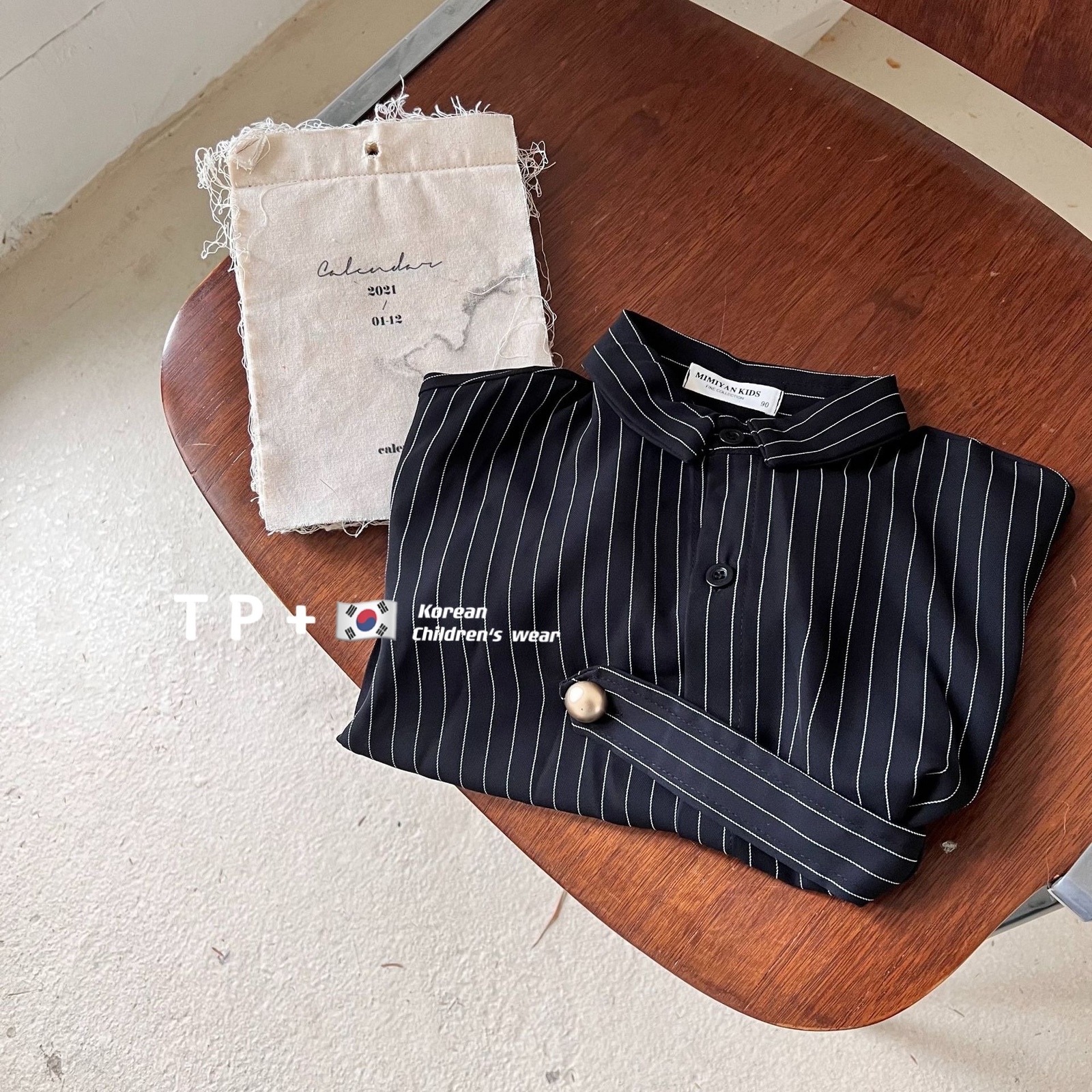 Clothing Sets Sweet Mom Children s Shirt Spring Boys and Girls Personality Striped Baby Oblique Buckle Thin Coat Fashion 230506