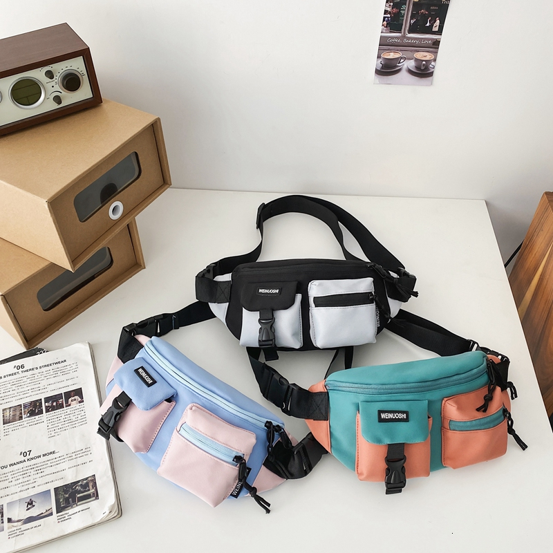 2025 NEW Evening Nylon Waist Bag Hip hop Sports Fanny pack Phone Pack Casual Unisex Shoulder Crossbody Chest Woman Wild Belt Bags 230506 zhanyishengli