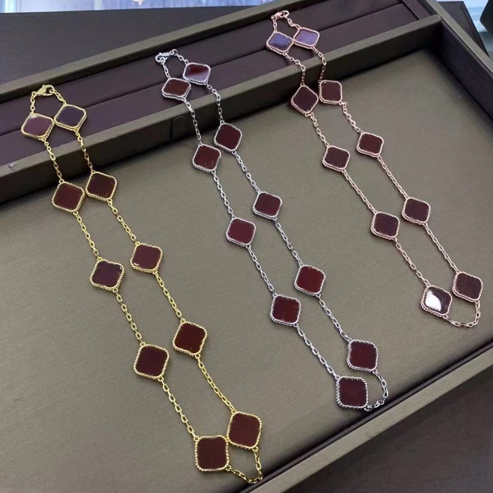 Designer Necklace Classic4/Four Leaf Clover Necklaces Pendants Long Ten 10 Flowers Mother-of-Pearl gold Plated 18K for Women&Girls Valentines Mothers Day
Designer Necklace Classic4/Four Leaf Clover Necklaces Pendants Long Ten 10 Flowers Mother-of-Pearl gold Plated 18K for Women&Girls Valentines Mothers Day