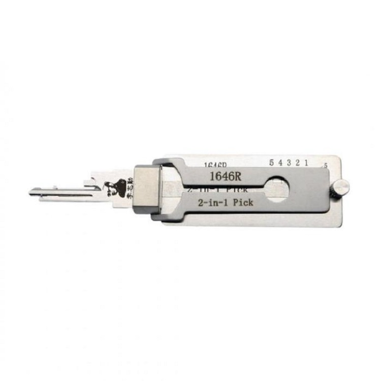 Genuine lishi 1646R 1646/1069L 2 In 1 civil door lock pick and decoder for Mailbox lock
Genuine lishi 1646R 1646/1069L 2 In 1 civil door lock pick and decoder for Mailbox lock