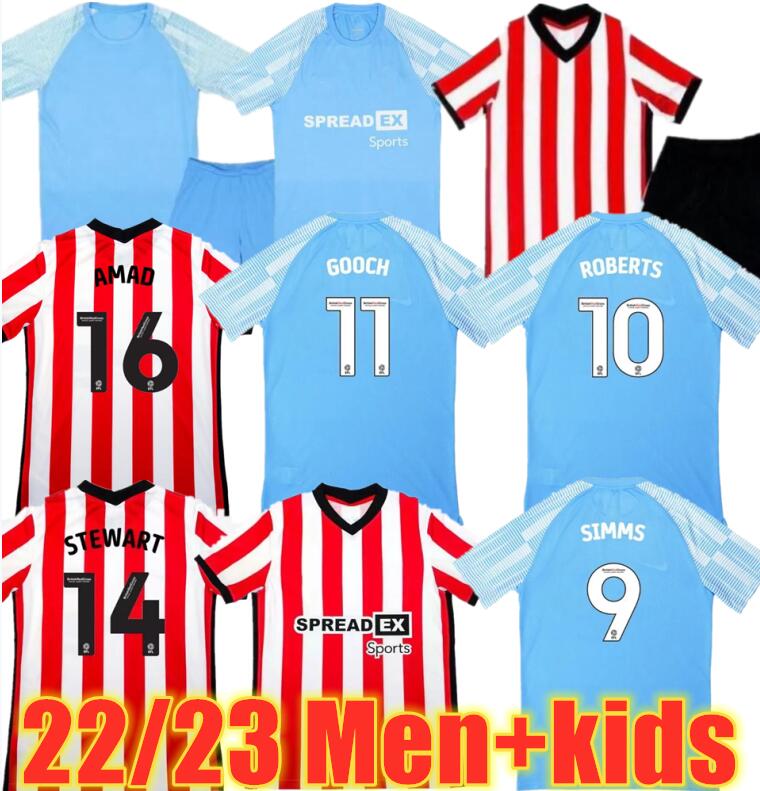 22/23 SUNDERLAND Soccer Jerseys SIMMS ROBERTS STEWART AMAD CLARKE SIMMS DAJAKU EMBLETON EVANS O'NIEN Football Shirt PRITCHARD Mens Kids Kit, Adult
22/23 SUNDERLAND Soccer Jerseys SIMMS ROBERTS STEWART AMAD CLARKE SIMMS DAJAKU EMBLETON EVANS O'NIEN Football Shirt PRITCHARD Mens Kids Kit, Adult