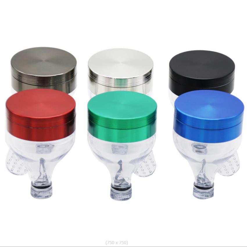 New Type of Pure Color 3 Layer Concave Smog 63MM Zinc Alloy 6 Color Funnel Shaped Grinder
New Type of Pure Color 3 Layer Concave Smog 63MM Zinc Alloy 6 Color Funnel Shaped Grinder