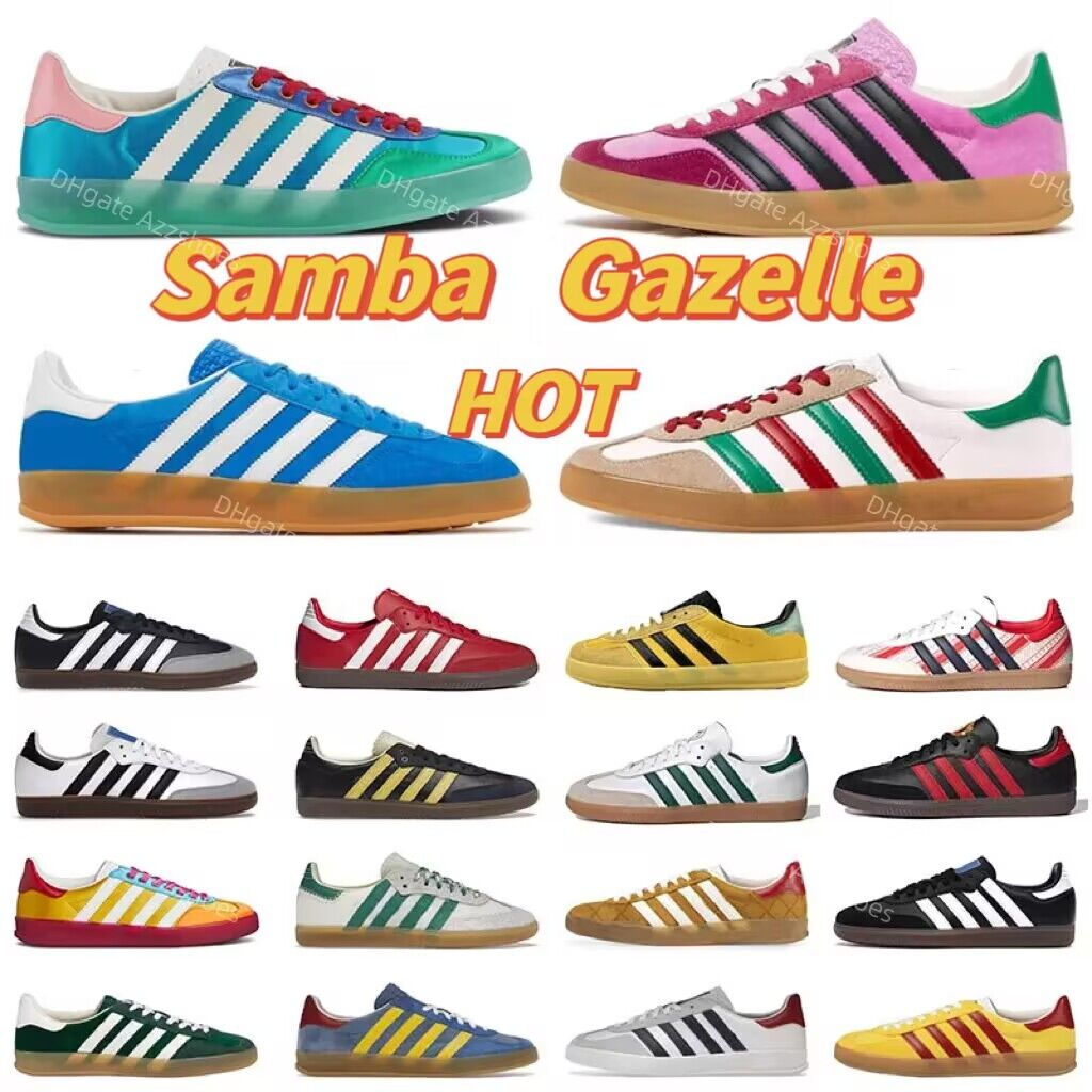 Originals Samba Og Men Womenshoes Casual Designer Shoes Classic Vegan Gazelle Pink Velvet Black White Gum Fashion Plate-forme Luxury Sneakers Trainers Outdoor, Color 18
Originals Samba Og Men Womenshoes Casual Designer Shoes Classic Vegan Gazelle Pink Velvet Black White Gum Fashion Plate-forme Luxury Sneakers Trainers Outdoor, Color 18