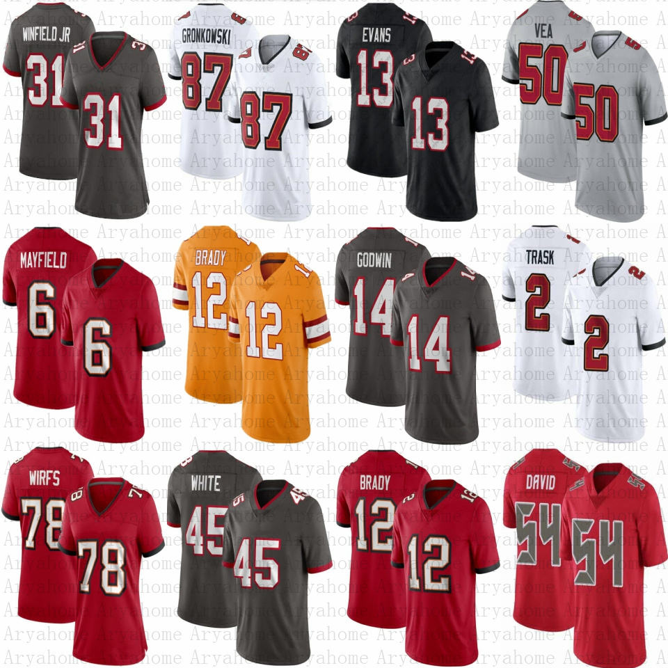 Football Jerseys Tom Brady Baker Mayfield Custom Football Jersey Chris Godwin Mike Evans Tampas Bayes Devin White Antoine Winfield Lavonte David Vita Vea Calijah Ka, Mens
Football Jerseys Tom Brady Baker Mayfield Custom Football Jersey Chris Godwin Mike Evans Tampas Bayes Devin White Antoine Winfield Lavonte David Vita Vea Calijah Ka, Mens