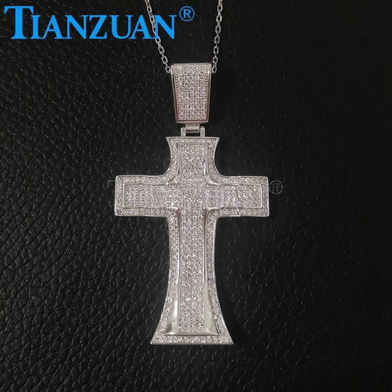 43*78mm Cross Shape Full of d Vvs White Moissanite Pendant 925 Sterling Silver Fashion Jewelry Engagement
43*78mm Cross Shape Full of d Vvs White Moissanite Pendant 925 Sterling Silver Fashion Jewelry Engagement