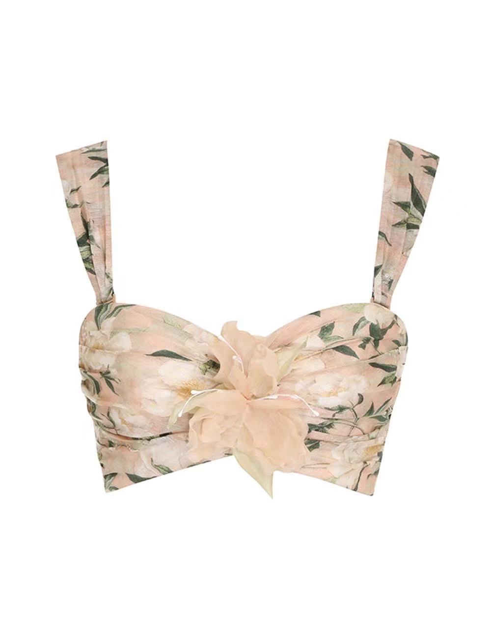 Women's Tanks & Camis 2023 Australian designer designed silk, linen, and rouge floral print bra style top, Multi
Women's Tanks & Camis 2023 Australian designer designed silk, linen, and rouge floral print bra style top, Multi