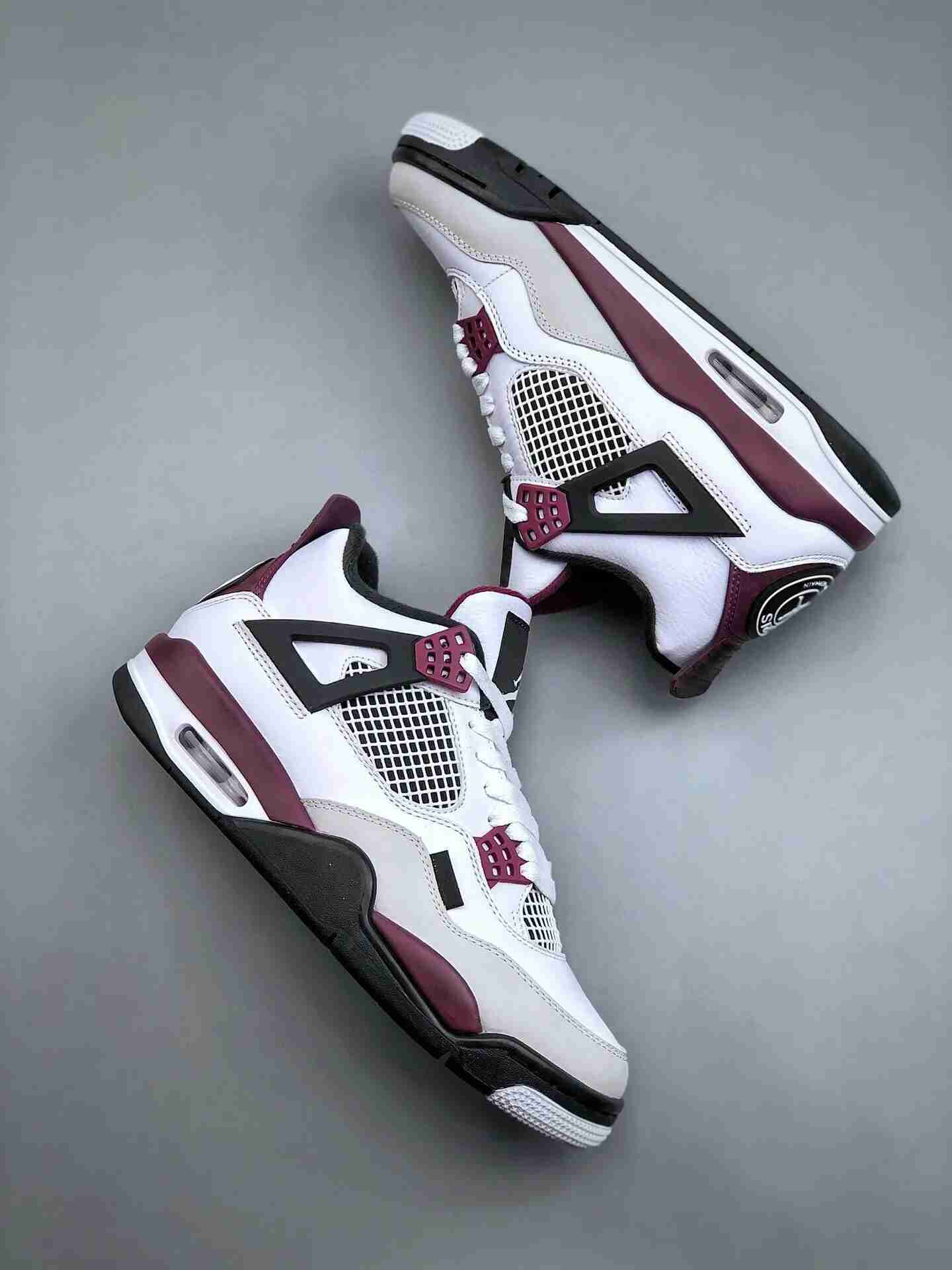 OG 2023 Wholesale 4s Paris-Saint-Germain Basketball Shoes 2023 Designer Jumpman 4 White Neutral Grey Black Bordeaux Men Women Sneakers
OG 2023 Wholesale 4s Paris-Saint-Germain Basketball Shoes 2023 Designer Jumpman 4 White Neutral Grey Black Bordeaux Men Women Sneakers