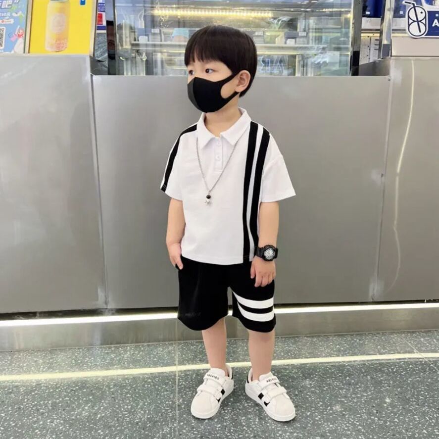 Family Matching Outfits Boy Set kid Boys Suit Cotton Summer Casual Outing Clothes Top Shorts 2PCS Clothing for Children s 2 12 years 230506