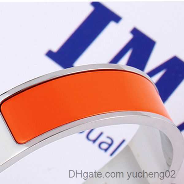 Rainbow Enamel Gold Buckle Bangle Bracelets 12MM Woman Cuff Fashion Designer Bracelet Jewelry for Man Women Good Gift With Orange Boxx m6
Rainbow Enamel Gold Buckle Bangle Bracelets 12MM Woman Cuff Fashion Designer Bracelet Jewelry for Man Women Good Gift With Orange Boxx m6