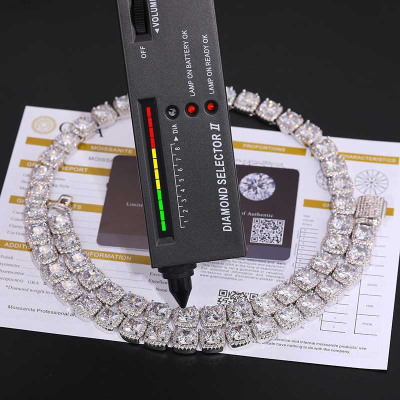 Hip Hop Jewelry Men's Pink Style 11mm Gold Plated Sterling Silver Cushion Cut Vvs Moissanite Diamond Tennis Chain Necklace
Hip Hop Jewelry Men's Pink Style 11mm Gold Plated Sterling Silver Cushion Cut Vvs Moissanite Diamond Tennis Chain Necklace