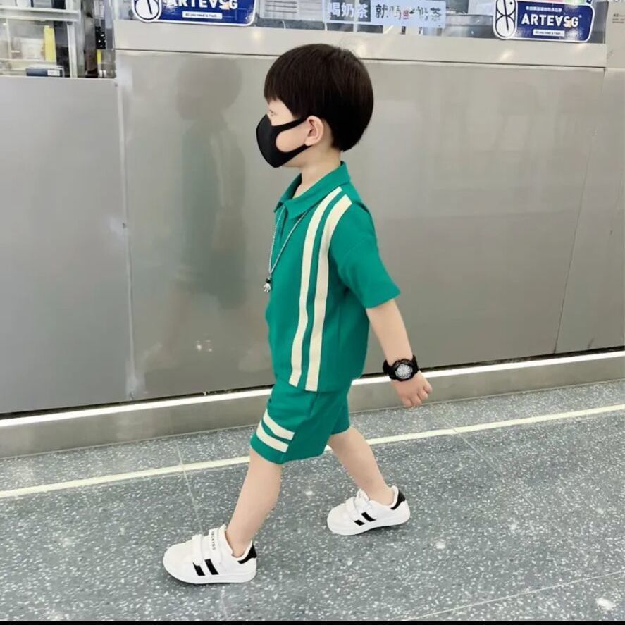 Family Matching Outfits Boy Set kid Boys Suit Cotton Summer Casual Outing Clothes Top Shorts 2PCS Clothing for Children s 2 12 years 230506