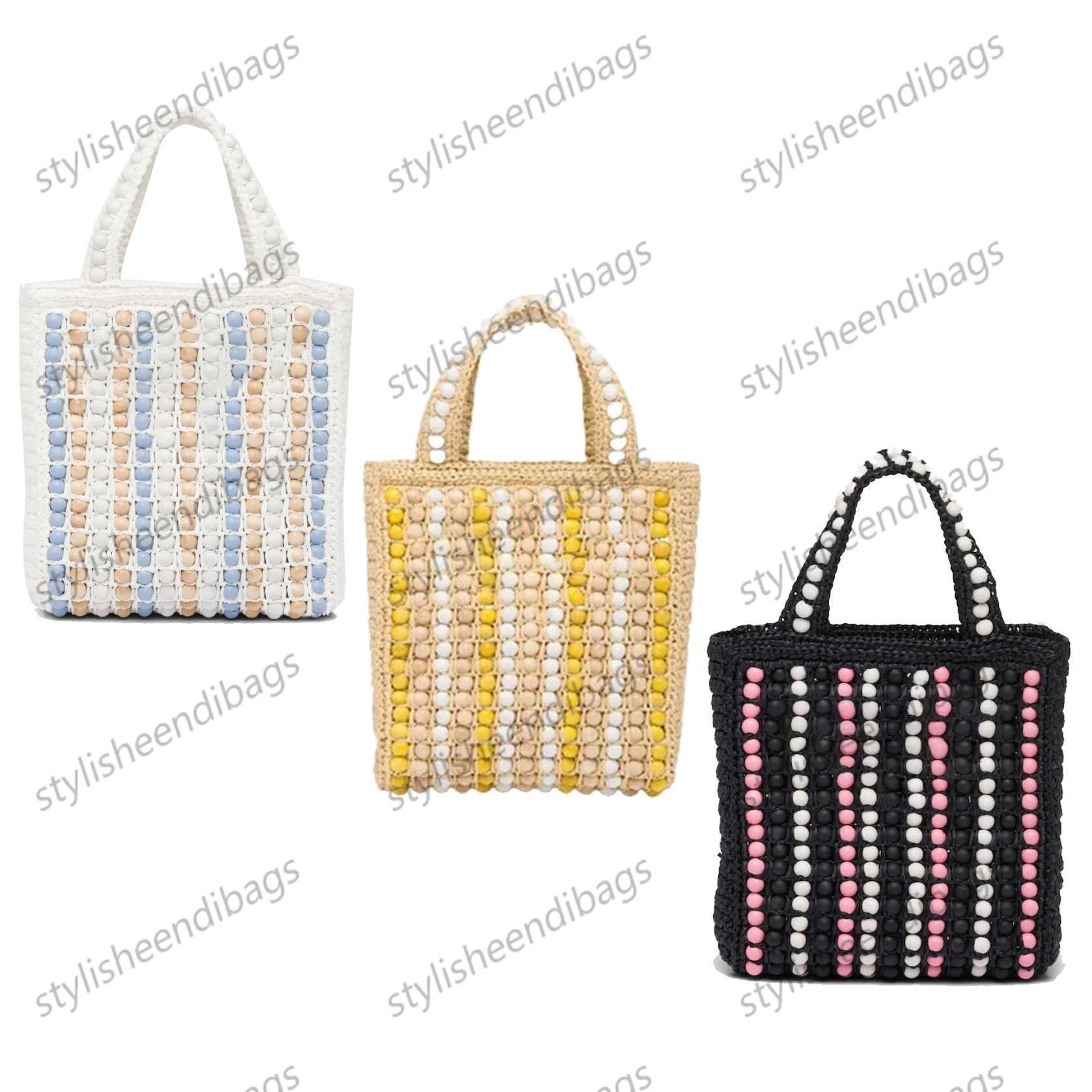 Designer bead basket Straw Raffias Bag Womens mens clutch tote handbag Shoulder Beach bag luxury summer weave triangle prad travel Crossbody stripe white bags, Black
Designer bead basket Straw Raffias Bag Womens mens clutch tote handbag Shoulder Beach bag luxury summer weave triangle prad travel Crossbody stripe white bags, Black