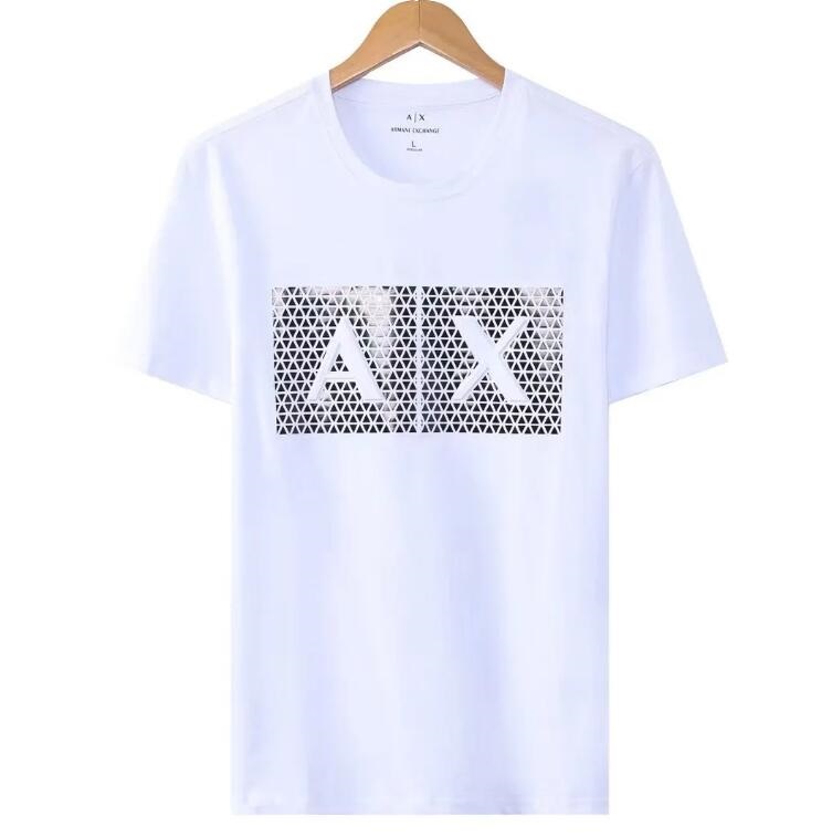Laser relief classical designer t shirt summer short sleeve AX exchange white men tshirt tee mens clothes
Laser relief classical designer t shirt summer short sleeve AX exchange white men tshirt tee mens clothes