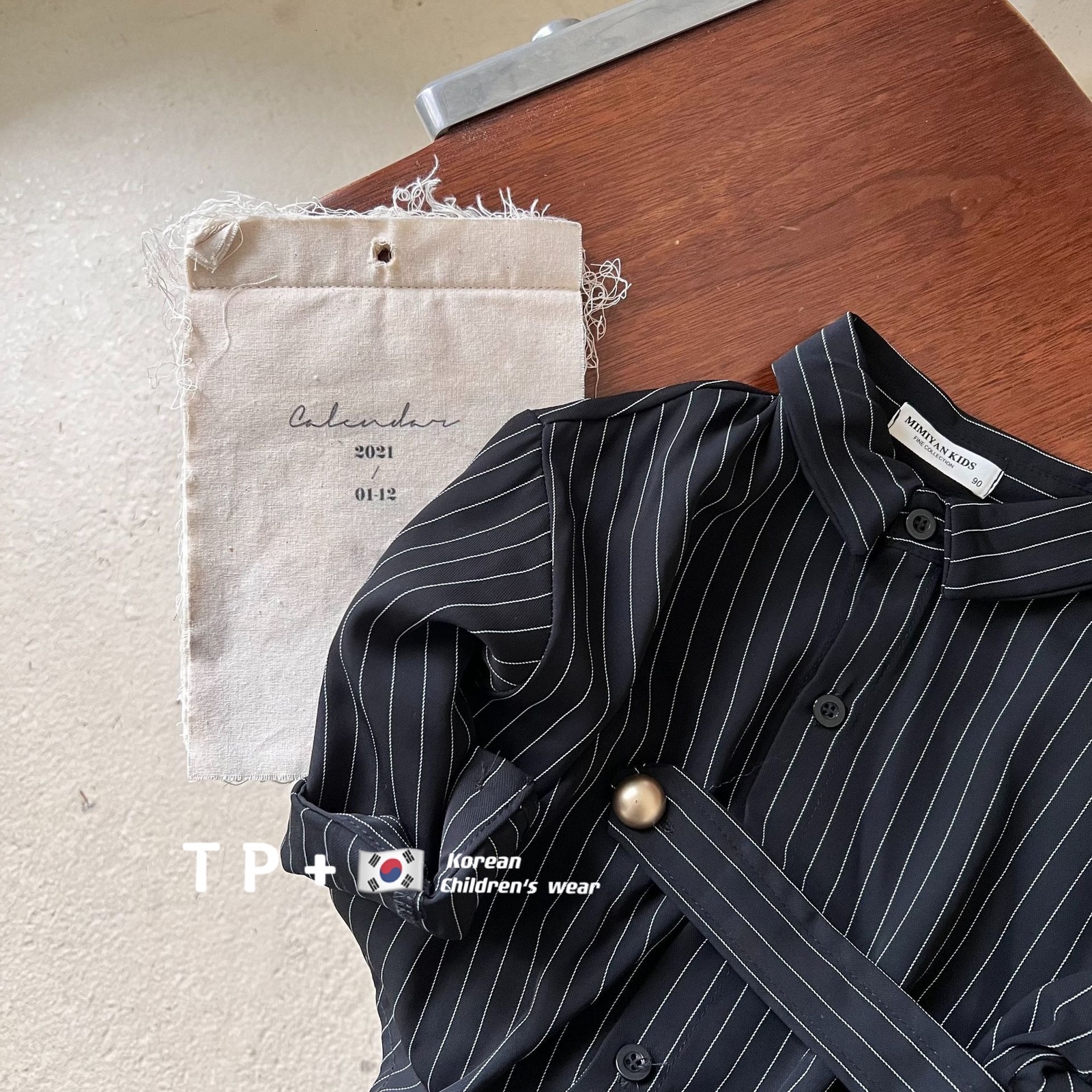 Clothing Sets Sweet Mom Children s Shirt Spring Boys and Girls Personality Striped Baby Oblique Buckle Thin Coat Fashion 230506